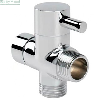 【Big Discounts】Heavy Duty Solid Brass G1/2 Hand Held Shower Head Diverter Valve Chrome Finish#BBHOOD