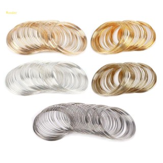 Wonder ชุดลวดลูกปัด 0 6 มม. สําหรับทําเครื่องประดับ ต่างหู สร้อยคอ สร้อยข้อมือ DIY 100 ชิ้น