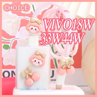 เคส TPU นิ่ม สีแคนดี้ สําหรับที่ชาร์จ VIVO 18W 33W 44W