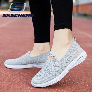 Skechers_ ใหม่ รองเท้าสลิปออน ลําลอง น้ําหนักเบา กันลื่น คุณภาพสูง สําหรับสตรี ไซซ์ 35-41