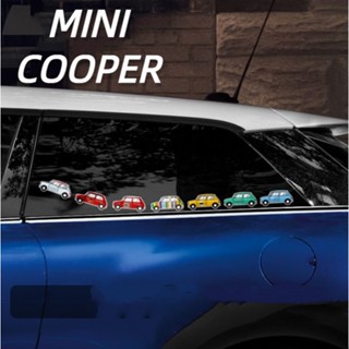 สติกเกอร์ติดกระจกหน้าต่างรถยนต์ สไตล์เรโทร สําหรับ MINI COOPER COUNTRYMAN