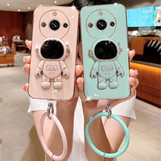 เคสRealme 11 Pro Realme11 Pro+ 5G มือถือแบบนิ่ม ลายนักบินอวกาศ พร้อมที่ตั้งวาง หรูหรา สําหรับ เคสโทรศัพท์Realme 11 Pro+ ใหม่ 2023