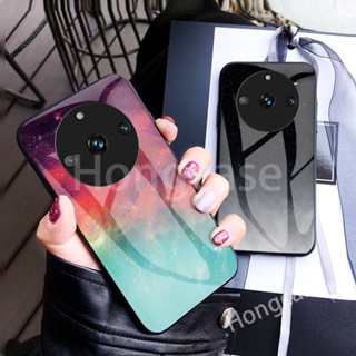 เคสโทรศัพท์มือถือกระจกนิรภัย TPU ขอบนิ่ม ลายหินอ่อน สําหรับ realme 11 Pro+ 5G 11Pro Pro+ Proplus Pro plus realme11