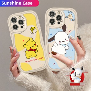 เคสโทรศัพท์มือถือ TPU นิ่ม แบบป้องกัน ลาย Winnie สีพื้น เรียบง่าย สําหรับ Samsung A04E A03 A03s A04 A04s A13 A23 A24 A33 A34 A53 A73 A12 A14 A22 A52 A52s A32 A51 A50 A50s A30s