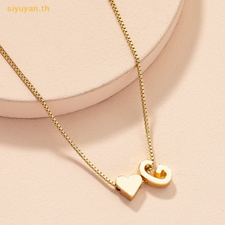 Siyuyan สร้อยข้อมือ จี้ตัวอักษร 26 ตัว สีทอง เครื่องประดับแฟชั่น สําหรับผู้หญิง TH