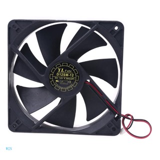 Win D12SH-12 พัดลมระบายความร้อน ความเร็วสูง 120 มม. สําหรับตัวเชื่อมต่อ CPU DC 12V 0 30A 120x120x25 มม. 2p