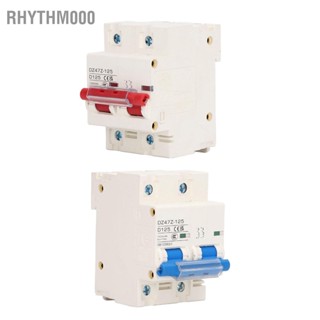 Rhythm000 DC Circuit Breaker การติดตั้งรางป้องกันการลัดวงจร PV 2P 1000V 125A