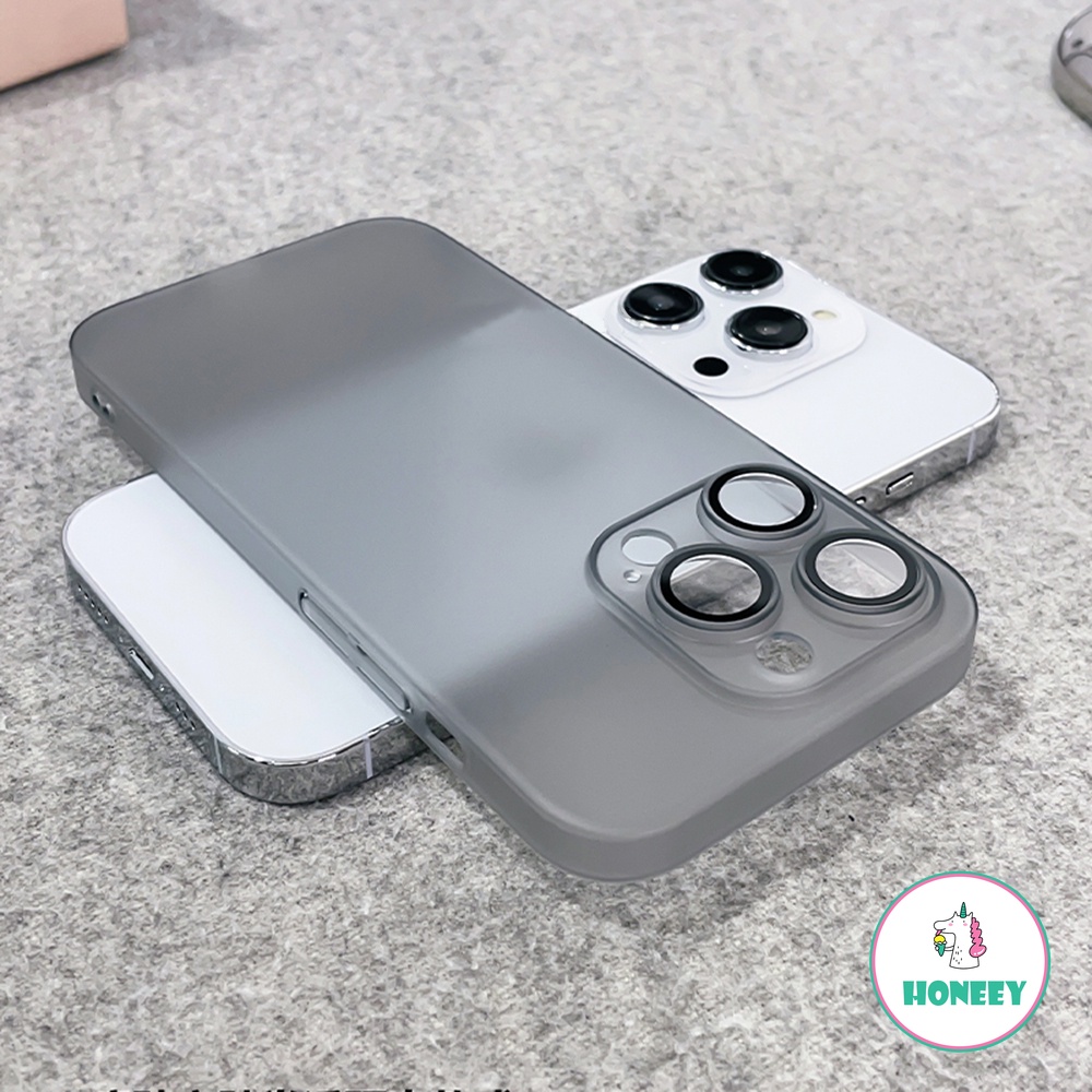 โปร่งแสงสีดําเต็มเคสโทรศัพท์เข้ากันได้สําหรับ ไอโฟน 17 16 15 14 13 12 มือโปร สูงสุด อากาศ 16 15 14 13 บวก 11 เลนส์ป้องกันฝุ่นฝาครอบป้อง