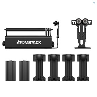 Atomstack R3 PRO ลูกกลิ้ง ทรงกระบอก 360° แกนแกะสลัก 8 มุม เส้นผ่าศูนย์กลาง 4 มม. ปรับได้ [A]