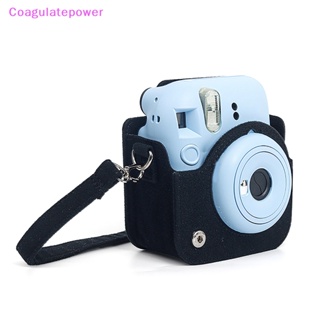 Coa กระเป๋าเคสใส่กล้อง แบบพกพา 1 ชิ้น พร้อมสายคล้องไหล่ ปรับได้ สําหรับ Fujifilm Instax Mini 12 Felt