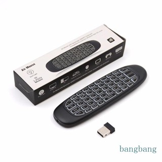 Bang แอร์เมาส์ คีย์บอร์ดไร้สาย ขนาดเล็ก 2 4G แบบชาร์จไฟได้