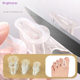 Brightstar ซิลิโคนเจลแยกนิ้วเท้า บรรเทาอาการปวดตาปลา Hallux Valgus ใหม่