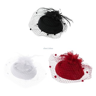 Ch*【พร้อมส่ง】ที่คาดผม รูปหมวกขนนก เก๋ไก๋ หลากสี สําหรับงานปาร์ตี้