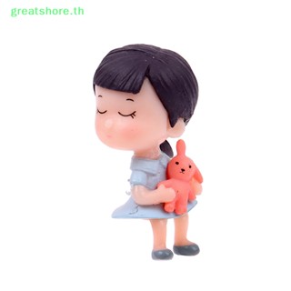 Greatshore ตุ๊กตาฟิกเกอร์ รูปลูกโป่ง การ์ตูนคู่รักน่ารัก สําหรับตกแต่งรถยนต์ TH