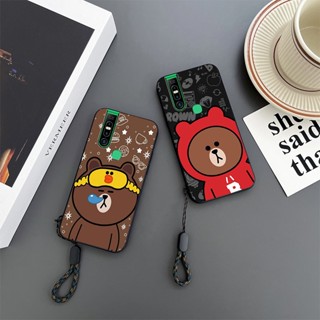 เคสโทรศัพท์มือถือ กันกระแทก ลายการ์ตูนหมีบราวน์ สําหรับ Infinix S5 Pro X660 X660C