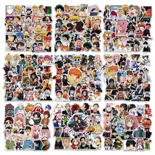 200/100/50 ชิ้น ใหม่ อะนิเมะ Demon Slayer Jujutsu Kaisen Haikyuu !! สติกเกอร์ ลายกราฟฟิติ ONE PIECE DRAGON BALL HUNTER×HUNTER สําหรับตกแต่ง