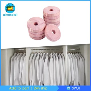 [Almencla1] บล็อกไม้ซีดาร์ ป้องกันเสื้อผ้า สําหรับลิ้นชัก ตู้เสื้อผ้า 10 ชิ้น