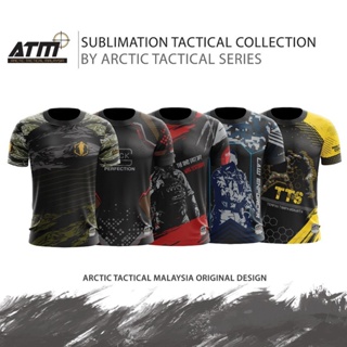 เสื้อยืด ลาย ARCTIC TACTICAL MALAYSIA 100%