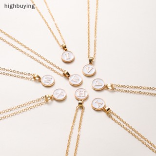 [highbuying] สร้อยคอแฟชั่น 26 Initials ของขวัญ สําหรับผู้หญิง ผู้ชาย