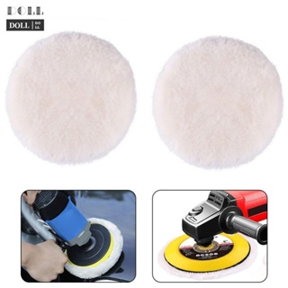 ⭐READY STOCK ⭐2pcs 4Inch 100mm Wool Polishing Pad Grinding Wool Pad Hook and Loop Buffing Pads