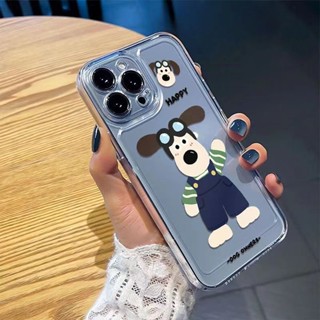 เคสโทรศัพท์มือถือแบบนิ่ม ใส กันกระแทก ลายการ์ตูน สําหรับ Iphone 86712xsma 11 13 xr x 14pro PMDK