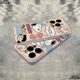 เคสโทรศัพท์มือถือ ลายสนูปปี้ ภาษาอังกฤษ กันกระแทก สําหรับ Apple Iphone 136 14proplus max 78 1211 IEXY