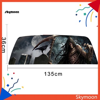 Skym* สติกเกอร์ ลายหัวกะโหลก น่ากลัว สําหรับติดตกแต่งกระจกรถยนต์ รถบรรทุก SUV รถตู้ กระจกหลัง