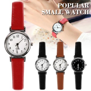 New Ladies Wrist Watches Leather Strap Watch Quartz Analogue Womens Metal Case