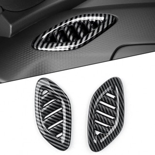 ⚡SUPERSL-TH⚡AC Air Vent Outlet ABS Carbon Fiber Pattern Cover Easy Installation TOP⚡NEW 7