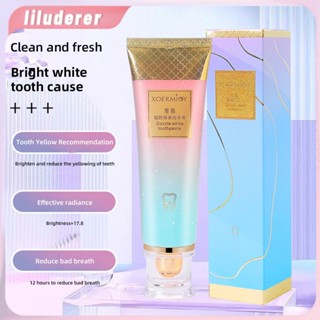 Xue Mixuan White Toothpaste ปรับปรุงฟันเหลือง, ทำความสะอาดหินปูน, ขจัดควัน, คราบชา, และ Dazzles White Toothpaste HO