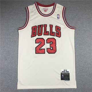 เสื้อกีฬาบาสเก็ตบอล ลาย nba Chicago Bulls No. 23 สีทอง 932343