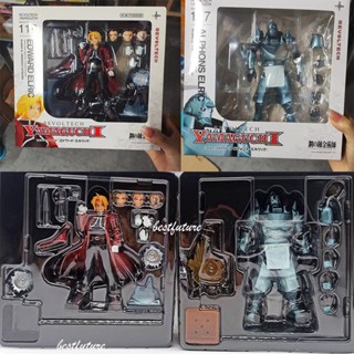 ฟิกเกอร์ Revoltech Yamaguchi Fullmetal Alchemist Edward Elric 116 Alphonse Elric 117 ของเล่นสําหรับเด็ก