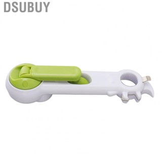 Dsubuy 6 in 1 Can Opener ABS Ergonomic Easy To Hang Light Weight Multi Function Bottle for Kitchen