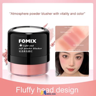 Fomix Air Cushion Blush หัวเห็ด ไฮไลท์และการตกแต่ง One Soft Mist Blush Powder Cosmetics Waterproof Sweatproof Blush MOLISA