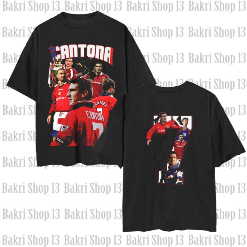 เสื้อยืด พิมพ์ลาย Manchester United Legend Eric Cantona The King Cantona สําหรับผู้ชาย และผู้หญิงS-5