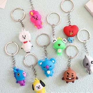 ใหม่ พวงกุญแจ จี้การ์ตูน Bt21 Kawaii Kpop Bts Cook Mang Chimmy Tata Cook น่ารัก ขนาดเล็ก เครื่องประดับ สําหรับผู้หญิง