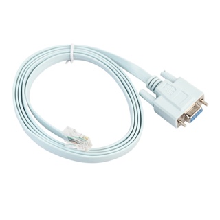 Rich2.br สายเคเบิลโรลโอเวอร์อีเธอร์เน็ต 9Pin DB9 Serial RS232 เป็น RJ45 Cat5 5 ฟุต สําหรับ Cisco