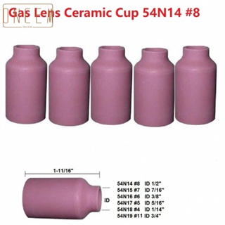 【ONCEMOREAGAIN】Gas Lens Alumina Nozzles 13mm 17/18/26 54N14 5pc Alumina Ceramc Cup Gas