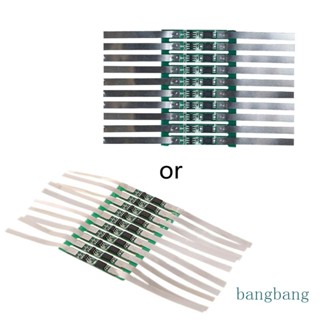 Bang ชุดบอร์ดป้องกันแบตเตอรี่ลิเธียม 3 7V 3A BMS สําหรับแบตเตอรี่ลิเธียม 1S 18650 10 ชิ้น