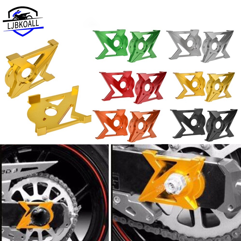 Ljbkoall Z800 ตัวปรับความตึงโซ่ อะลูมิเนียม CNC สําหรับ Kawasaki Z800 Z 800 2013-2016 2013 2014 2015