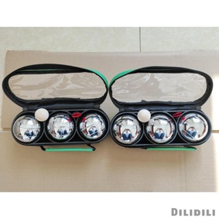 [ Bocce Balls Set ลูกบอลกลางแจ้ง พร้อมเคส พร้อมลูกบอล 3 ลูก และเชือกตวง ลูกบอลโยนหลังบ้าน สําหรับครอบครัว ปาร์ตี้ เกม สนามหญ้า ครอบครัว เด็ก