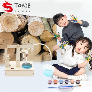 Tobie โมเดลเครื่องสูบน้ํา ไม้พลาสติก แฮนด์เมด DIY ของเล่นเสริมการเรียนรู้เด็ก