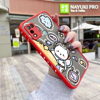 เคสโทรศัพท์มือถือแบบแข็ง ใส กันกระแทก ลายการ์ตูนอวกาศ มีลายด้านข้าง สําหรับ Infinix Hot 10 Play Hot 11 Play X688C