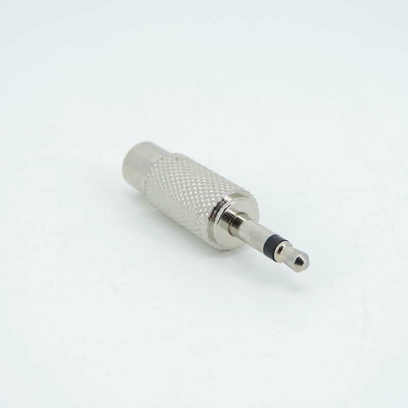 1/5/10pcs โลหะ 3.5 มม.แจ็ค converter 3.5 ชาย Mono ปลั๊ก RCA หญิง Audio Connector converter to AV หญิงคอมพิวเตอร์เสียง THH1
