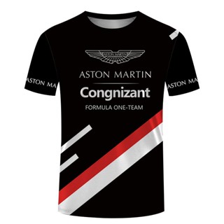 เสื้อยืดแขนสั้น คอกลม แบบนิ่ม ลาย Fleet F1 Formula แฟชั่นฤดูร้อน สําหรับผู้ชาย 2023 XXS-6XL