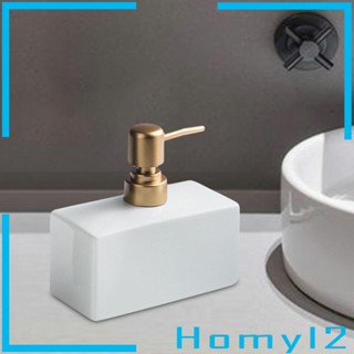 [HOMYL2] ขวดปั๊มสบู่เหลว เซรามิค รีฟิล ขนาด 400 มล. สําหรับห้องครัว ห้องน้ํา