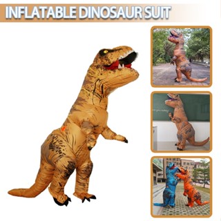 Inflatable Dinosaur Fancy Halloween Cosplay Costume for Adult Blow up Suit