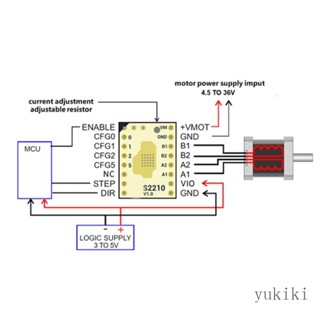 Kiki ไดรเวอร์เครื่องพิมพ์ 3D TMC2210 ทนความร้อน เสียงเงียบ