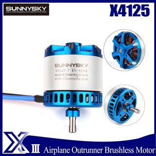 Sunnysky มอเตอร์ไร้แปรงถ่าน X4125 III 4125 70E V3 Series สําหรับโดรน เฮลิคอปเตอร์ เครื่องร่อน 3D