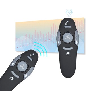 [mjia] ตัวชี้นําเสนองาน แบบไร้สาย 2.4GHz PPT Clicker พร้อมตัวรับสัญญาณ USB 360° อุปกรณ์ควบคุมรอบทิศทาง สําหรับ Windows Mac OS สําหรับการเรียนการสอน